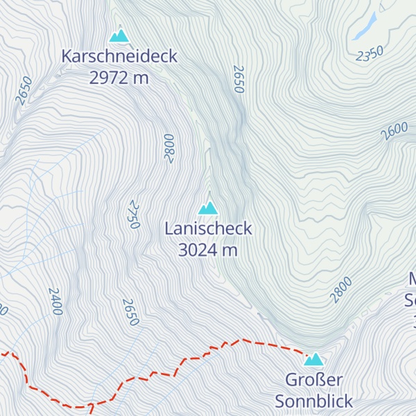 Map of Lanischeck
