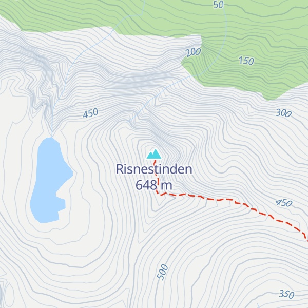 Map of Risnestinden