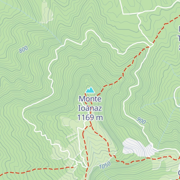 Map of Monte Ioànaz