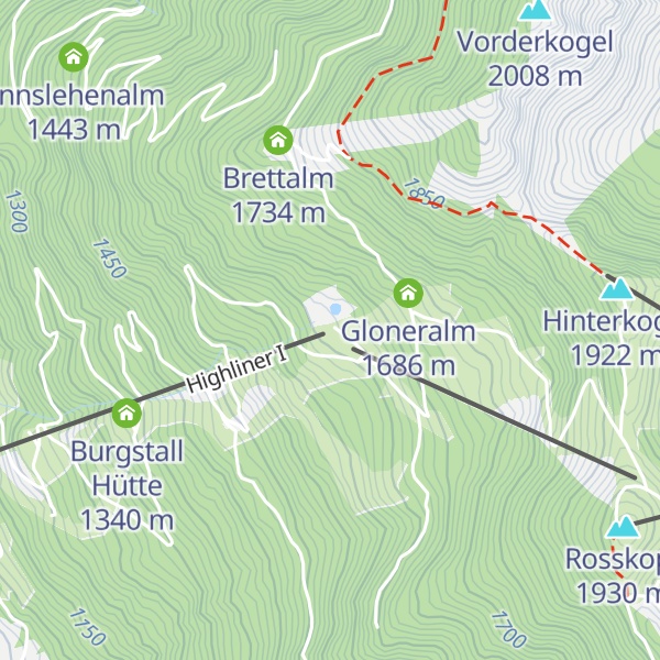 Map of Bodenalm