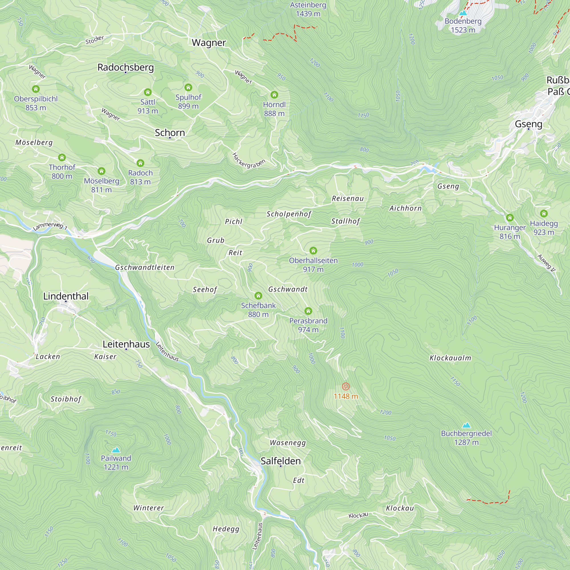 Obergschwandt map