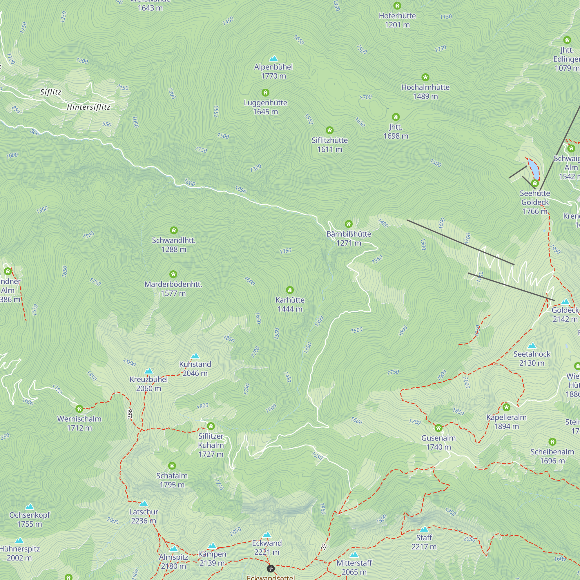 Karhütte map