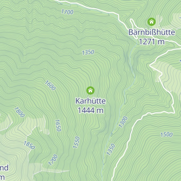 Map of Karhütte