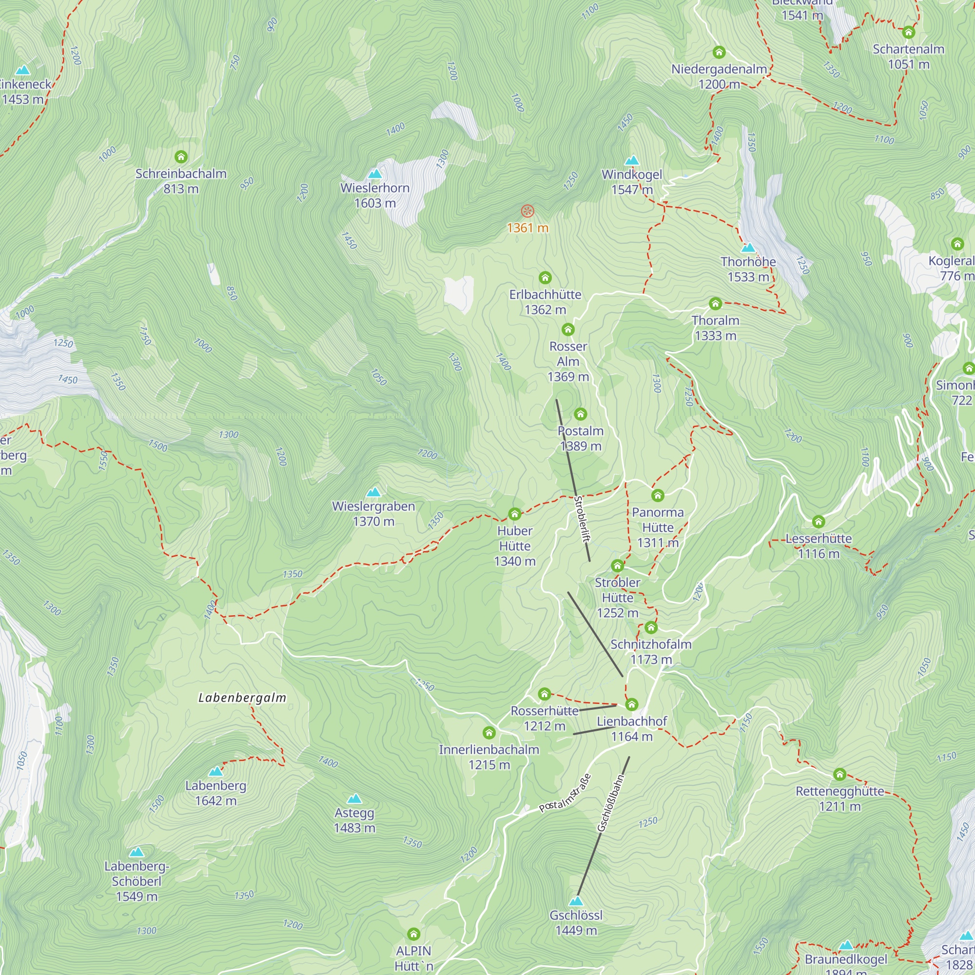 Lochalm map