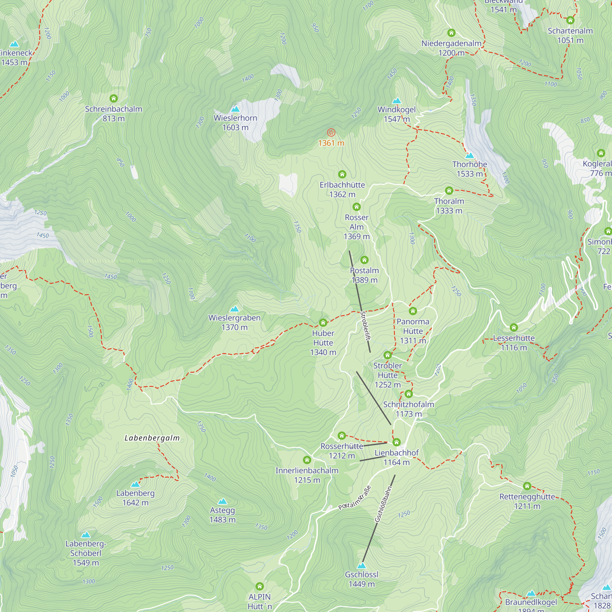 Lochalm map