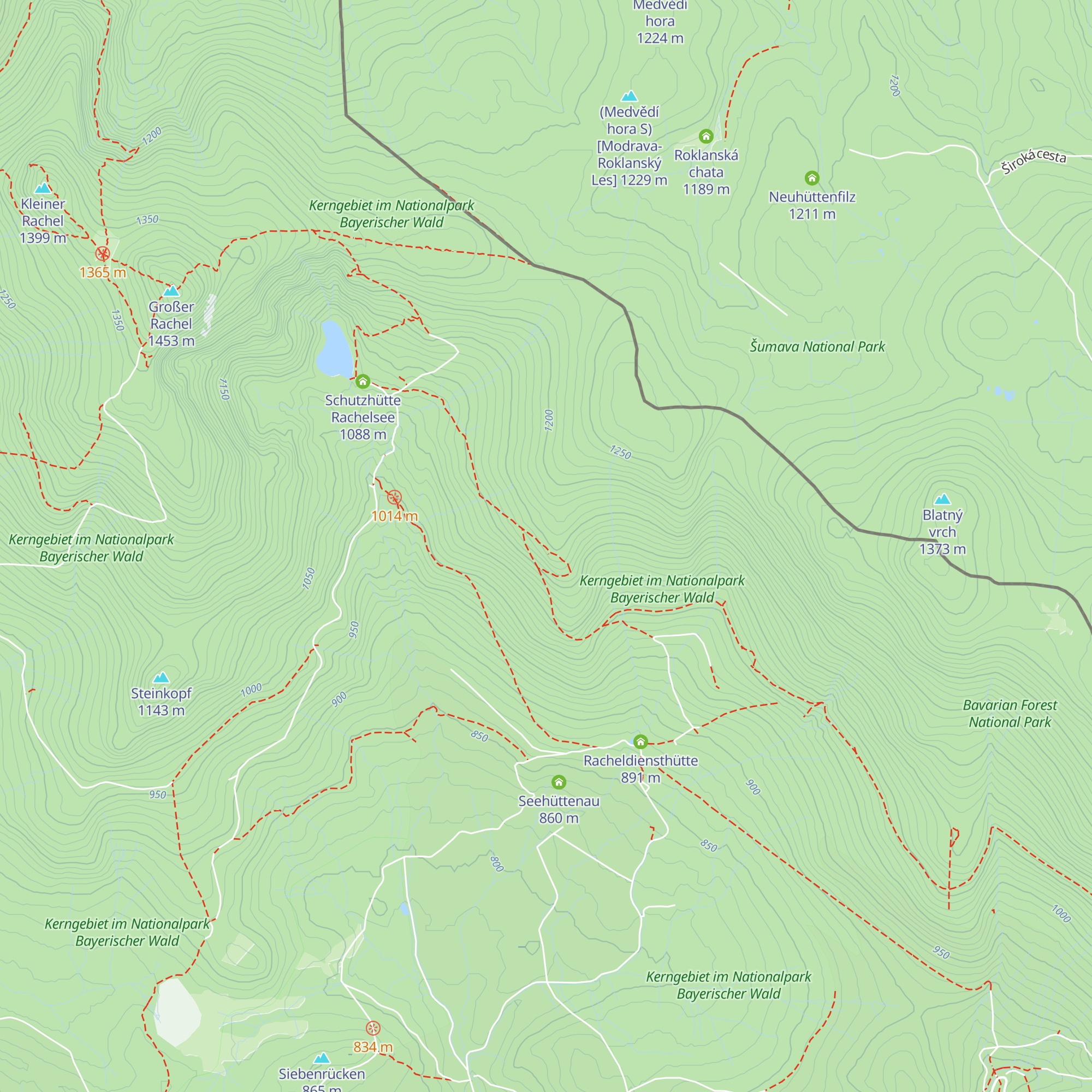 Schutzhütte Felsenkanzel map