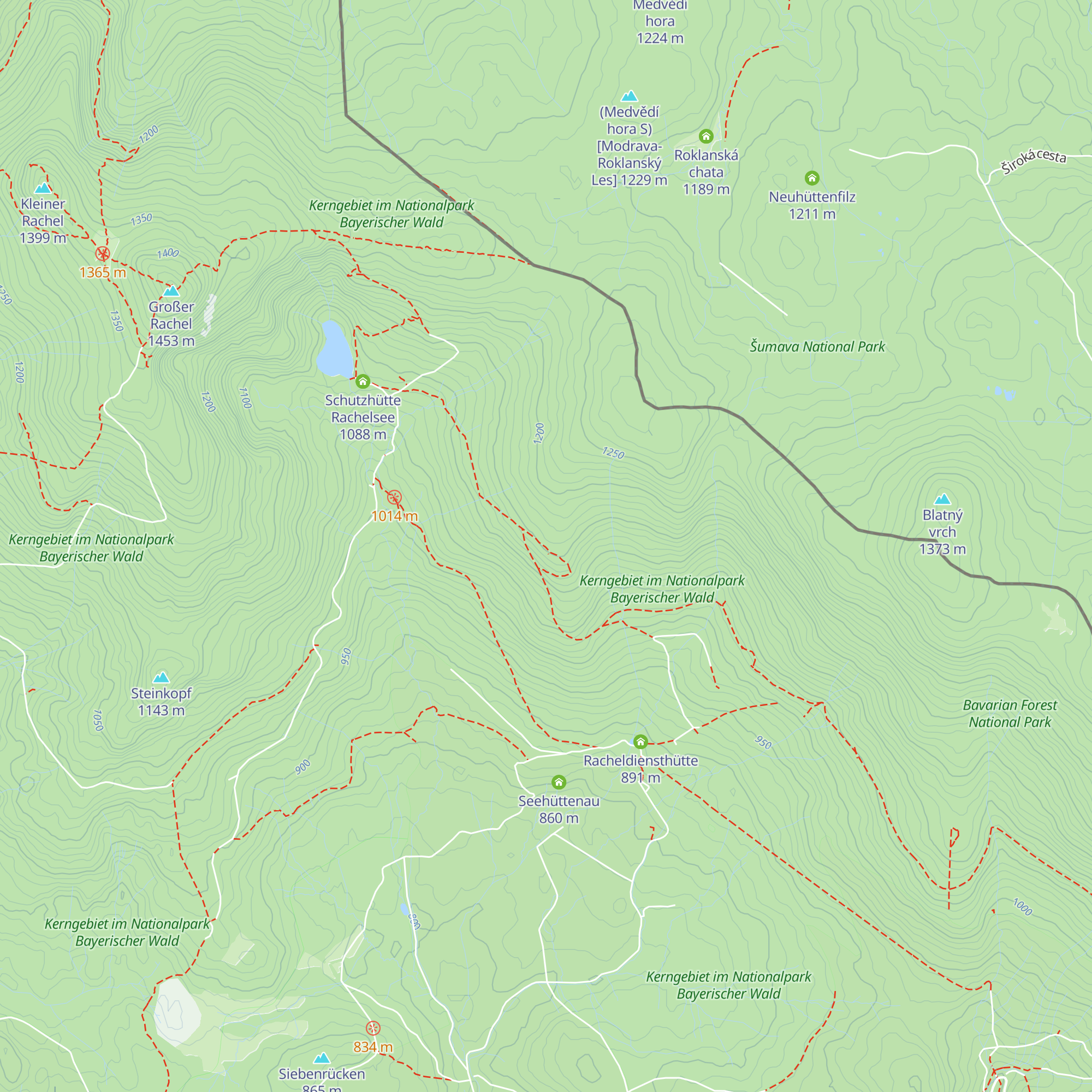 Schutzhütte Felsenkanzel map