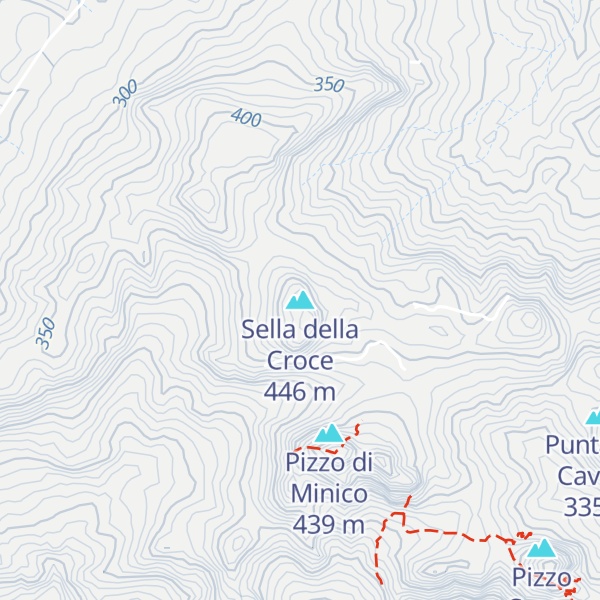 Map of Sella della Croce
