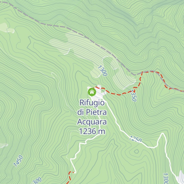 Map of Rifugio di Pietra Acquara