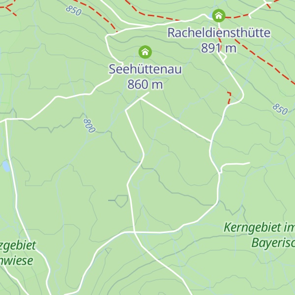 Map of Diensthüttengebäude