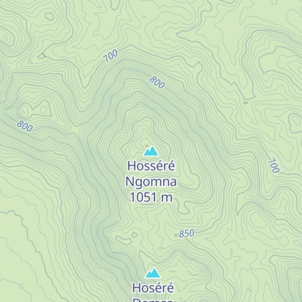 Map of Hosséré Ngomna