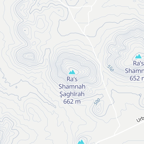 Map of Ra’s Shamnah Şaghīrah