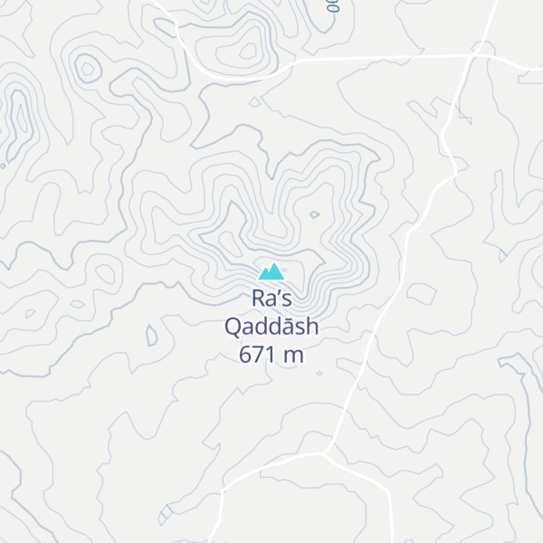 Map of Ra’s Qaddāsh