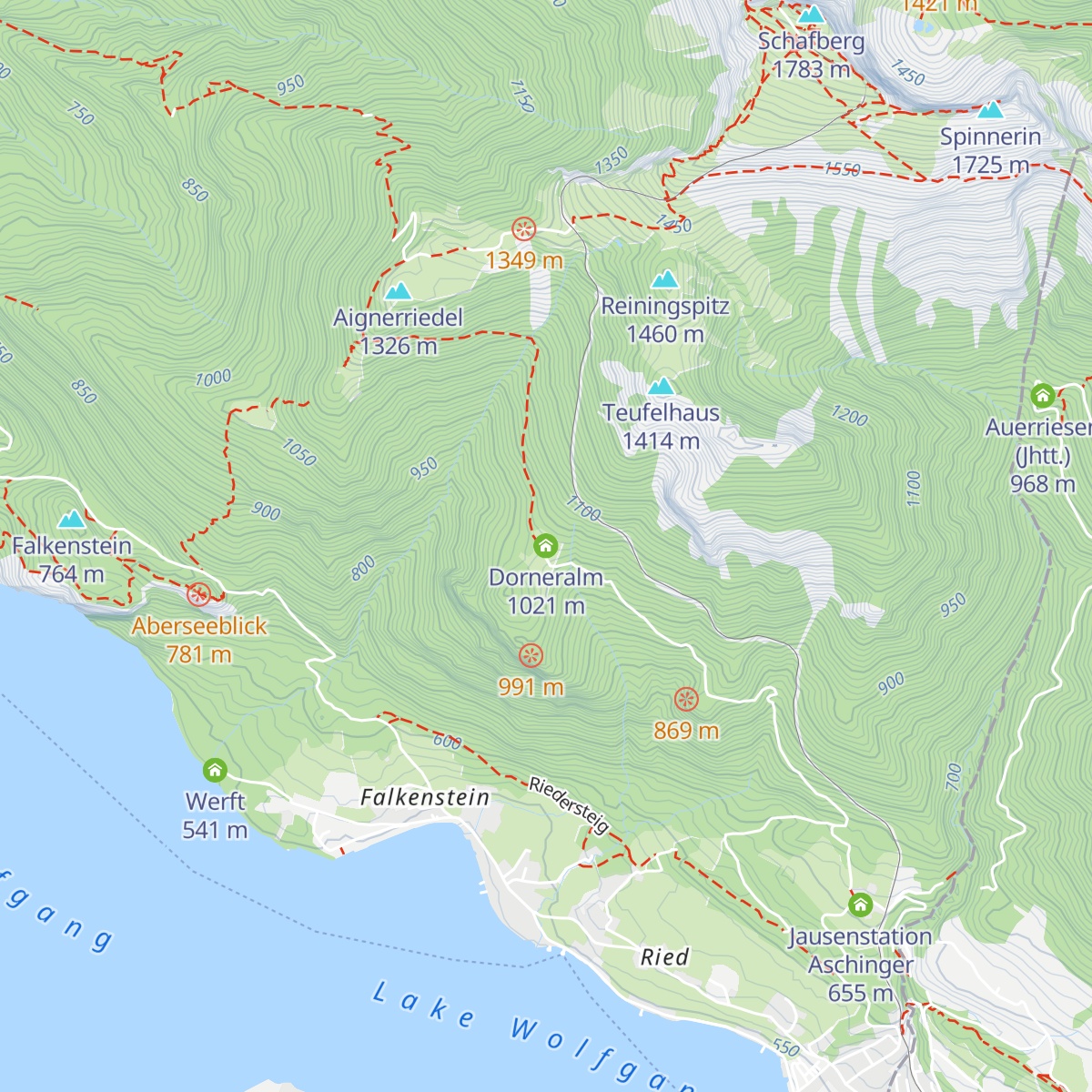 Dorneralm map