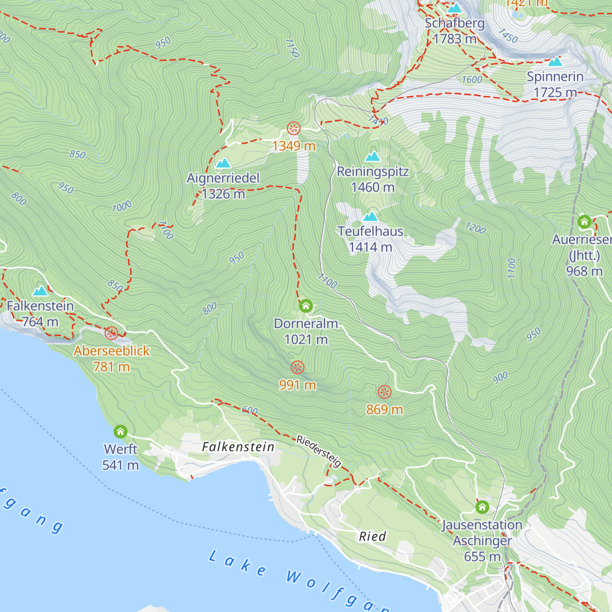 Dorneralm map