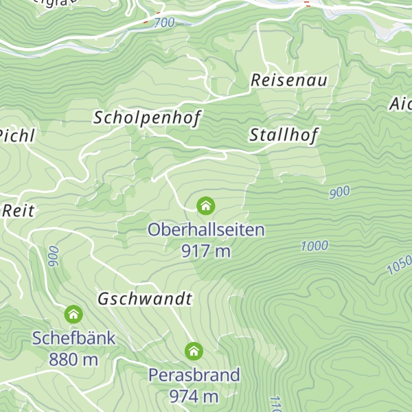 Map of Oberhallseiten