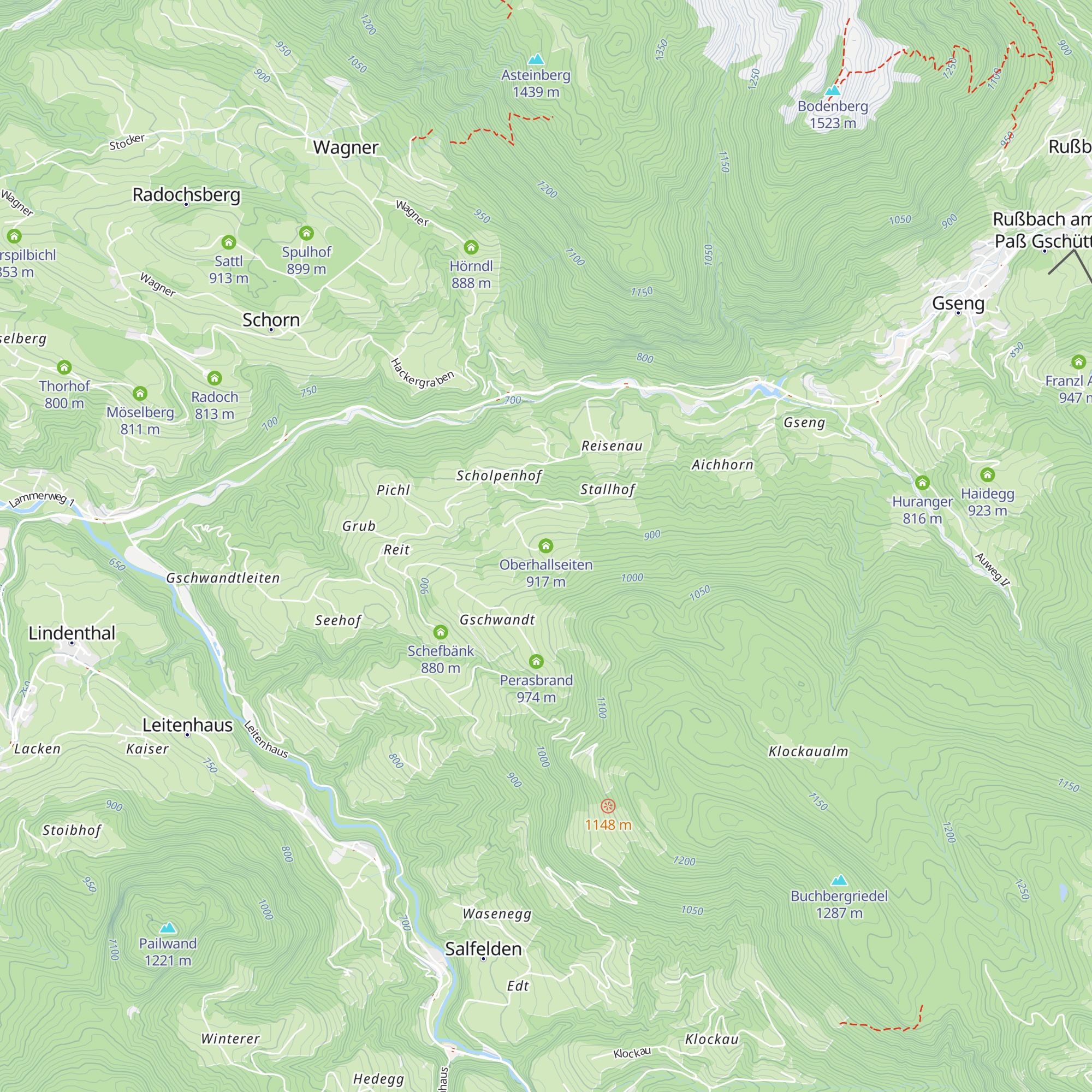 Oberhallseiten map