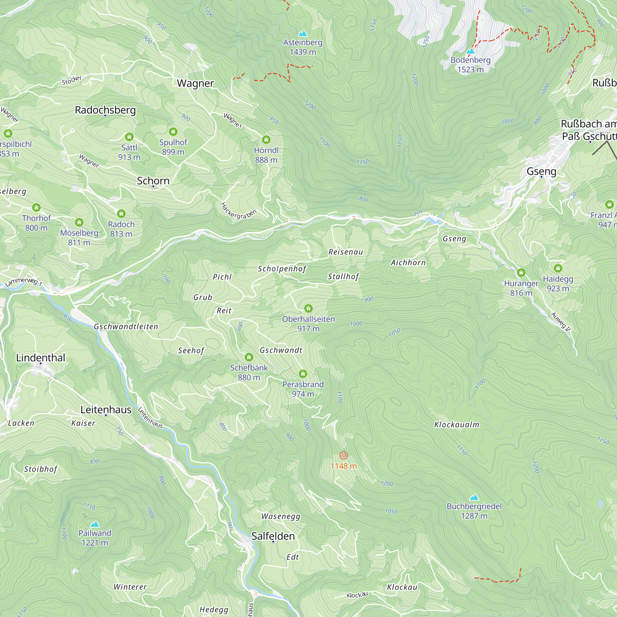 Oberhallseiten map