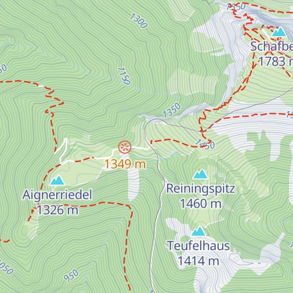 Map of Gasthof Schafberg Alpe