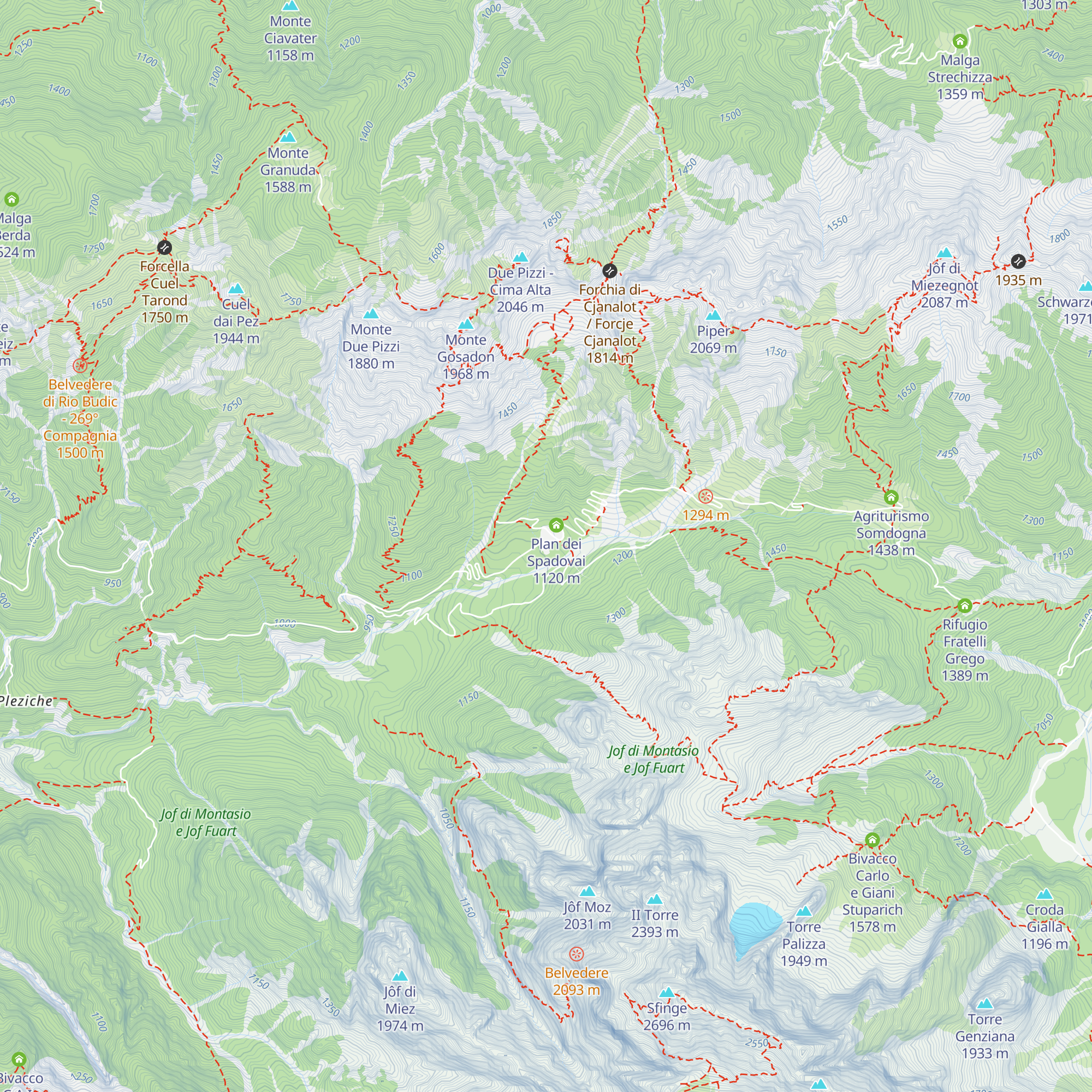 Locanda Ai due Pizzi map
