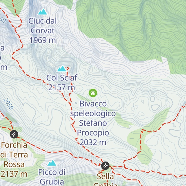 Map of Bivacco speleologico Stefano Procopio