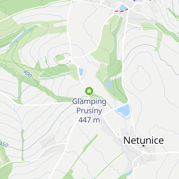 Map of Glamping Prusiny