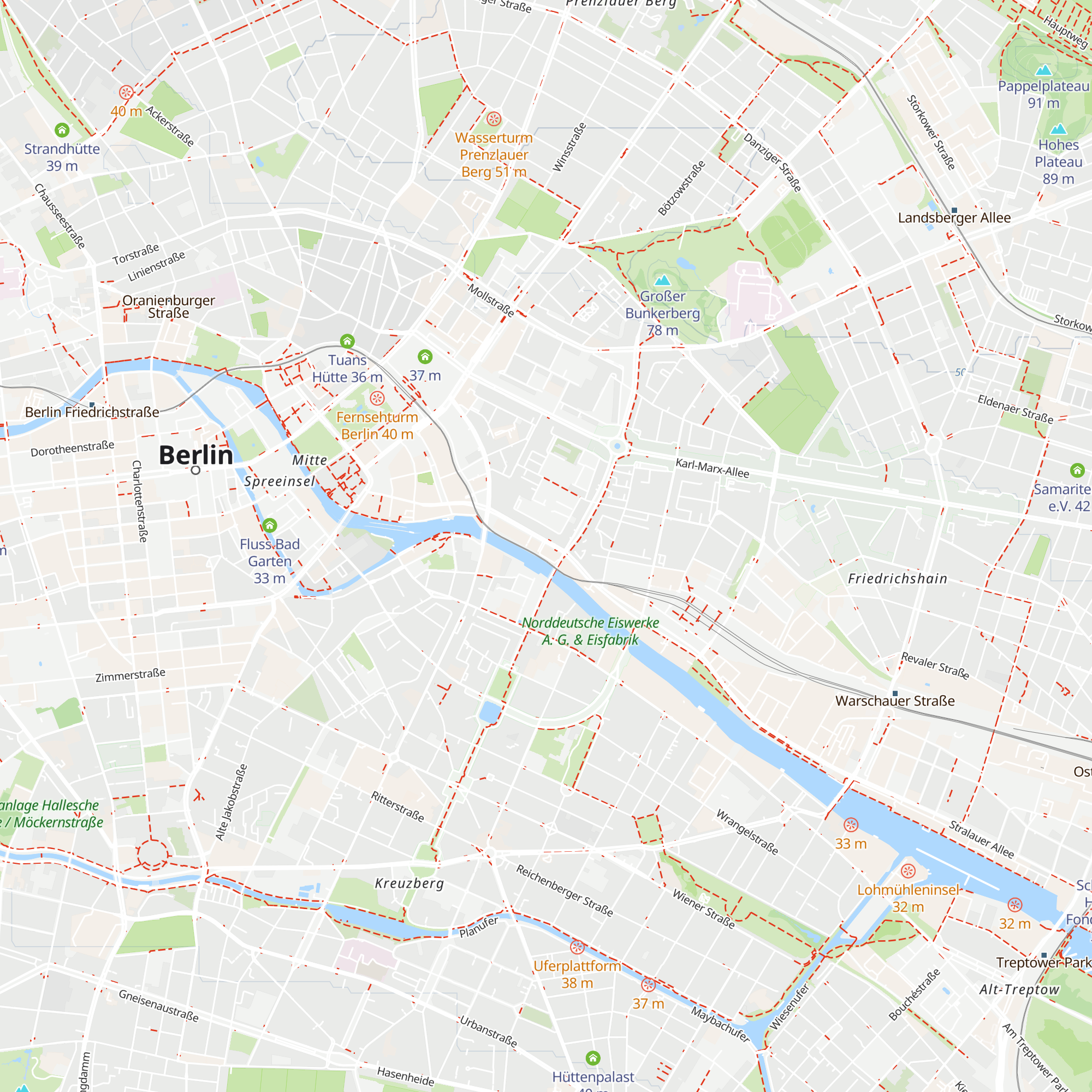 BVG-Kundenzentrum map