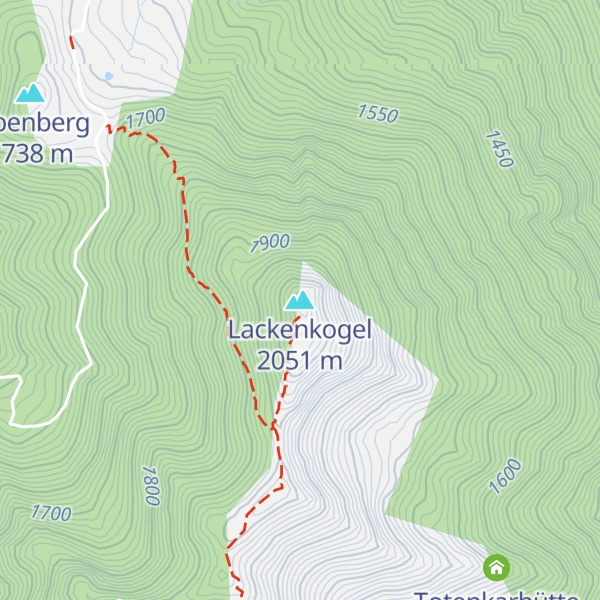 Map of Lackenkogel