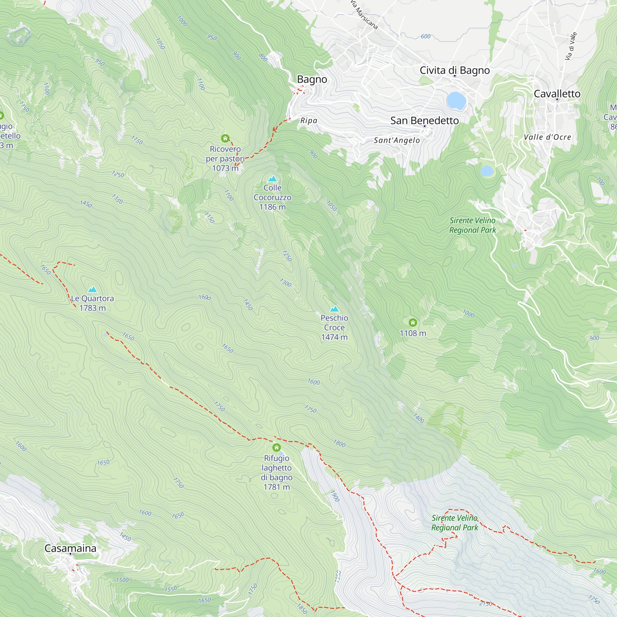 Ricovero per pastori map