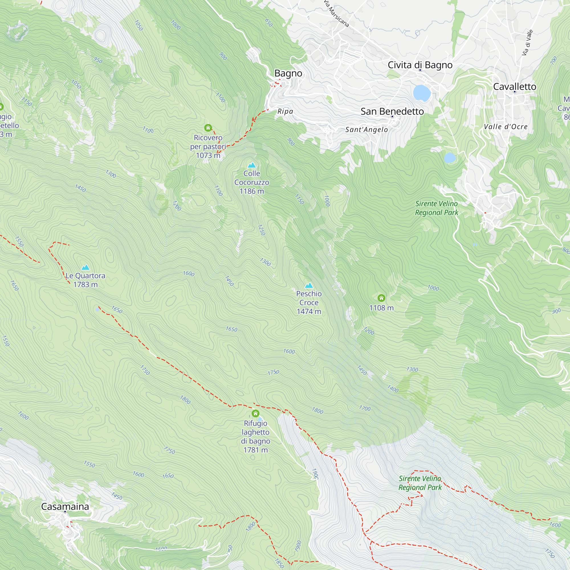 Ricovero per pastori map