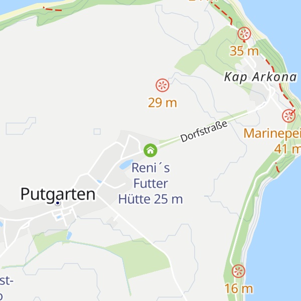 Map of Reni´s Futter Hütte