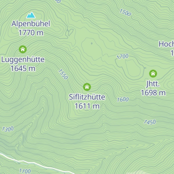 Map of Siflitzhütte