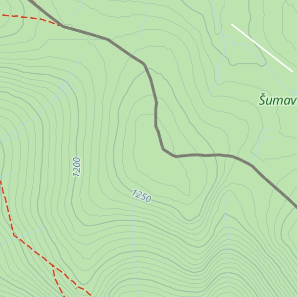 Map of V koutě