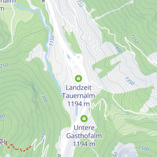 Map of Landzeit Tauernalm