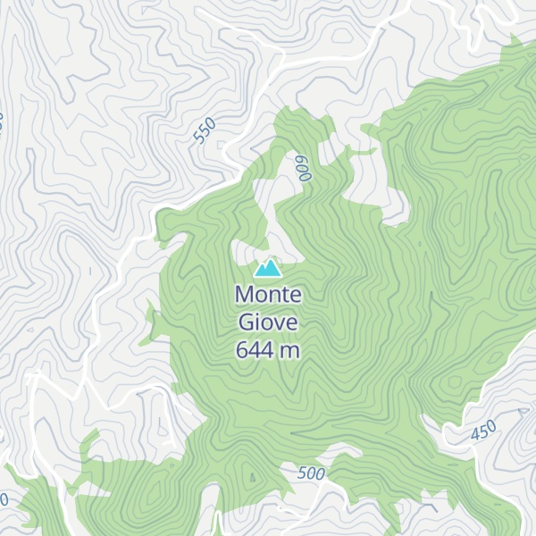 Map of Monte Giove