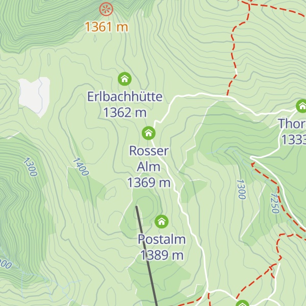 Map of Scheffbenkhütte