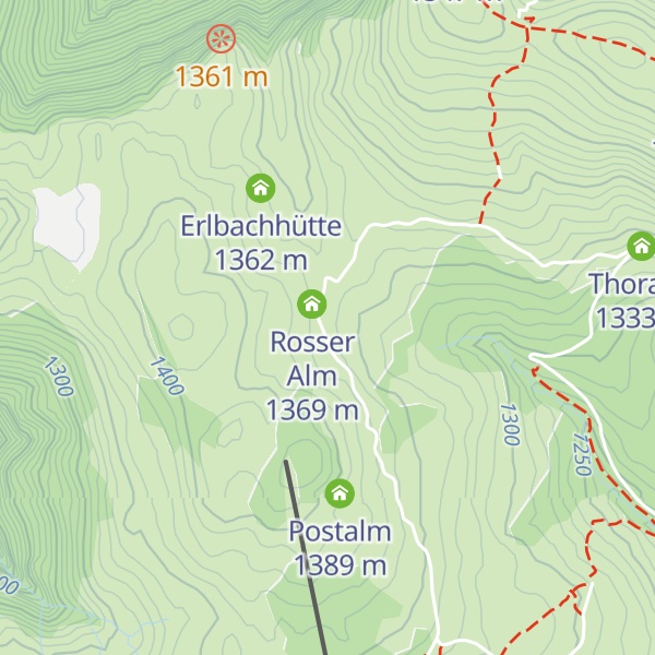 Map of Wieslerhütte