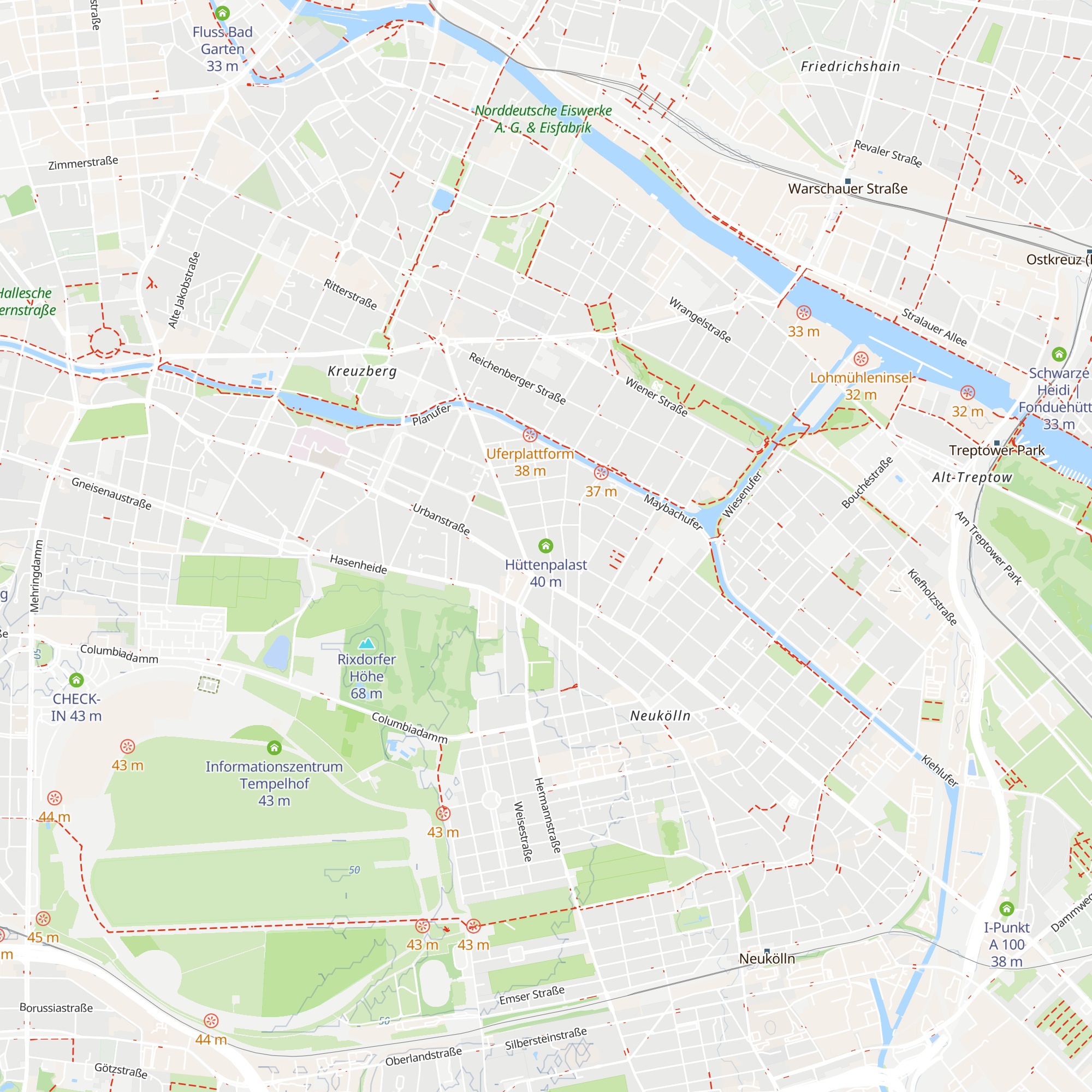 Hüttenpalast map