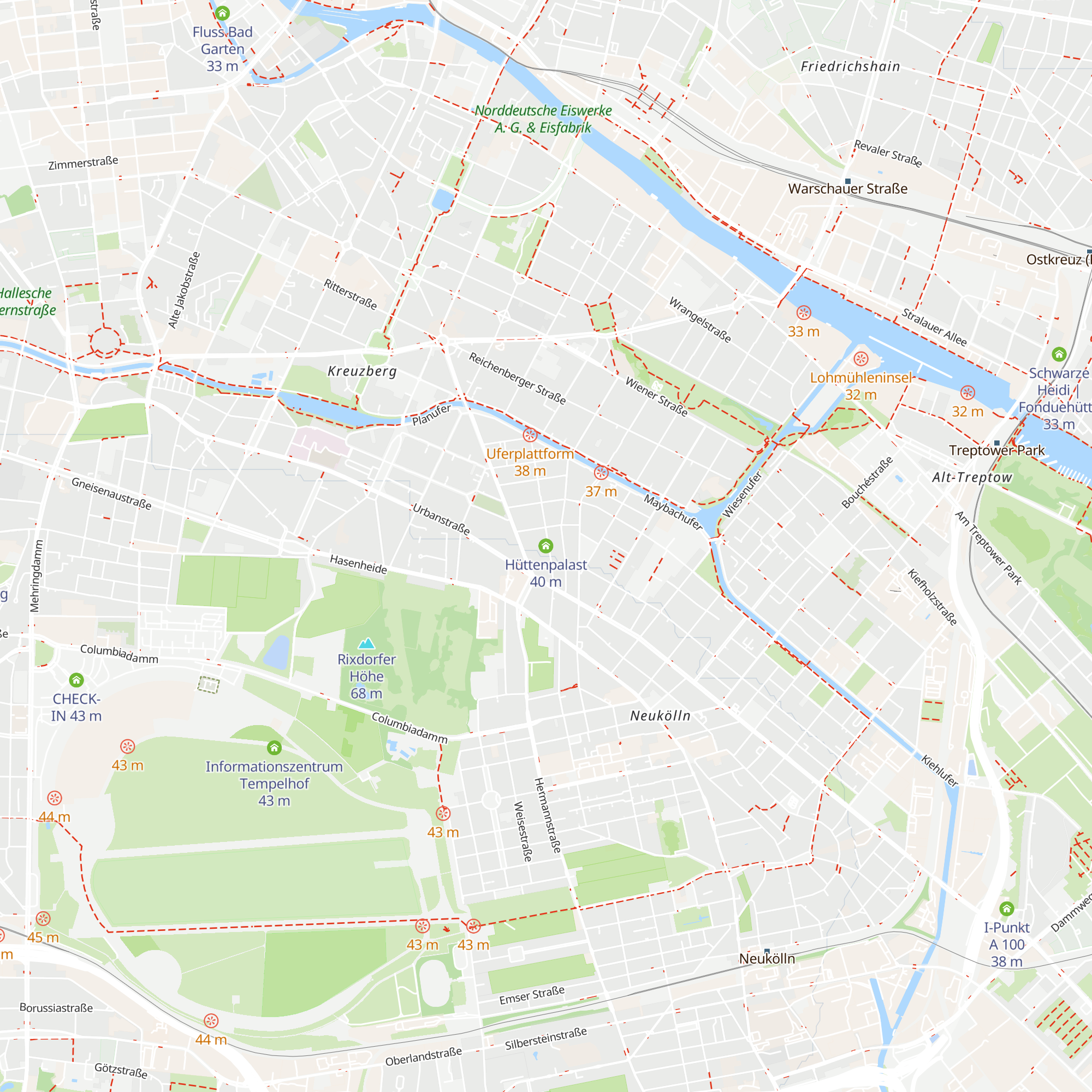 Hüttenpalast map