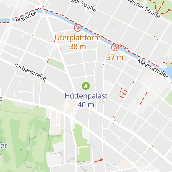 Map of Hüttenpalast
