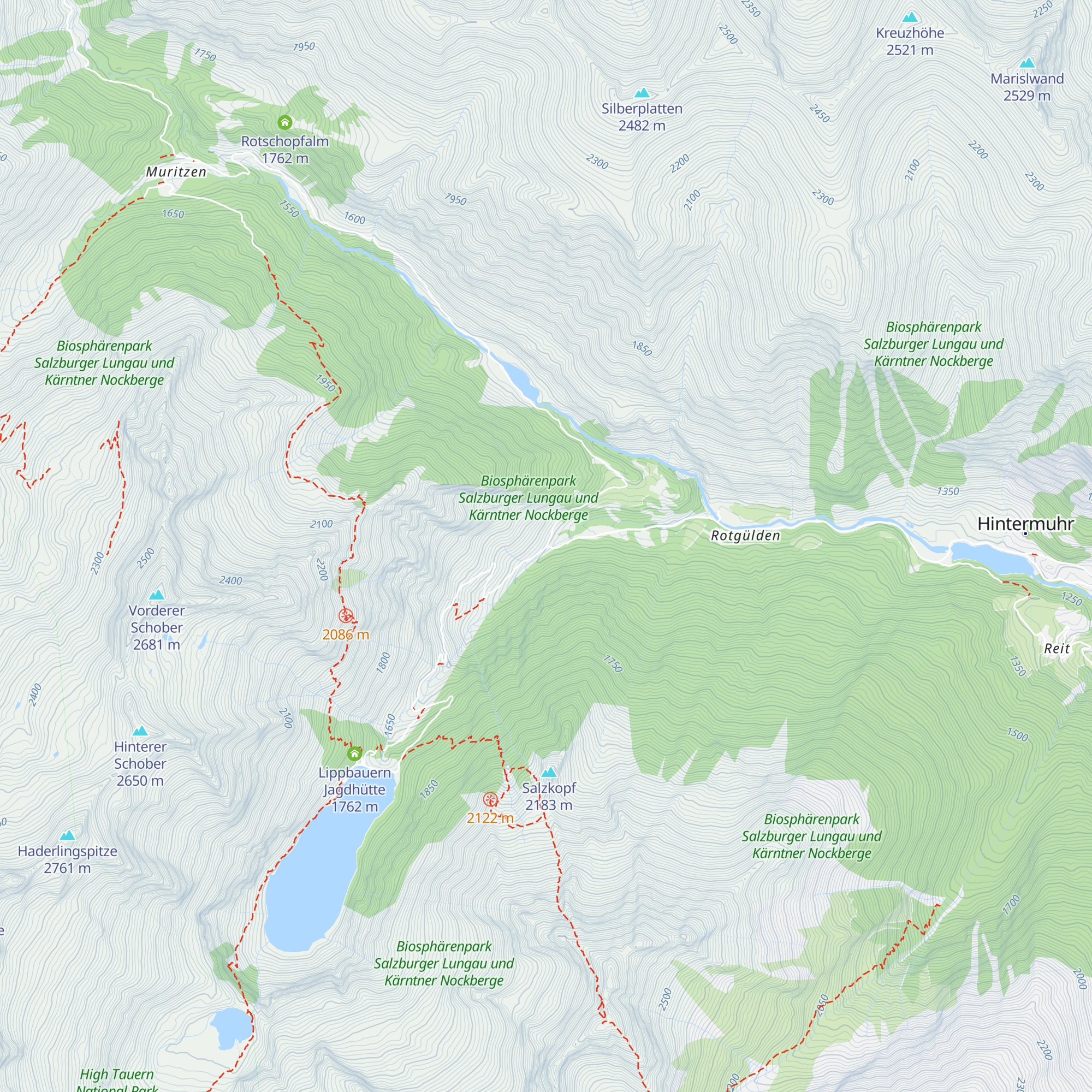 Nationalpark - Info map