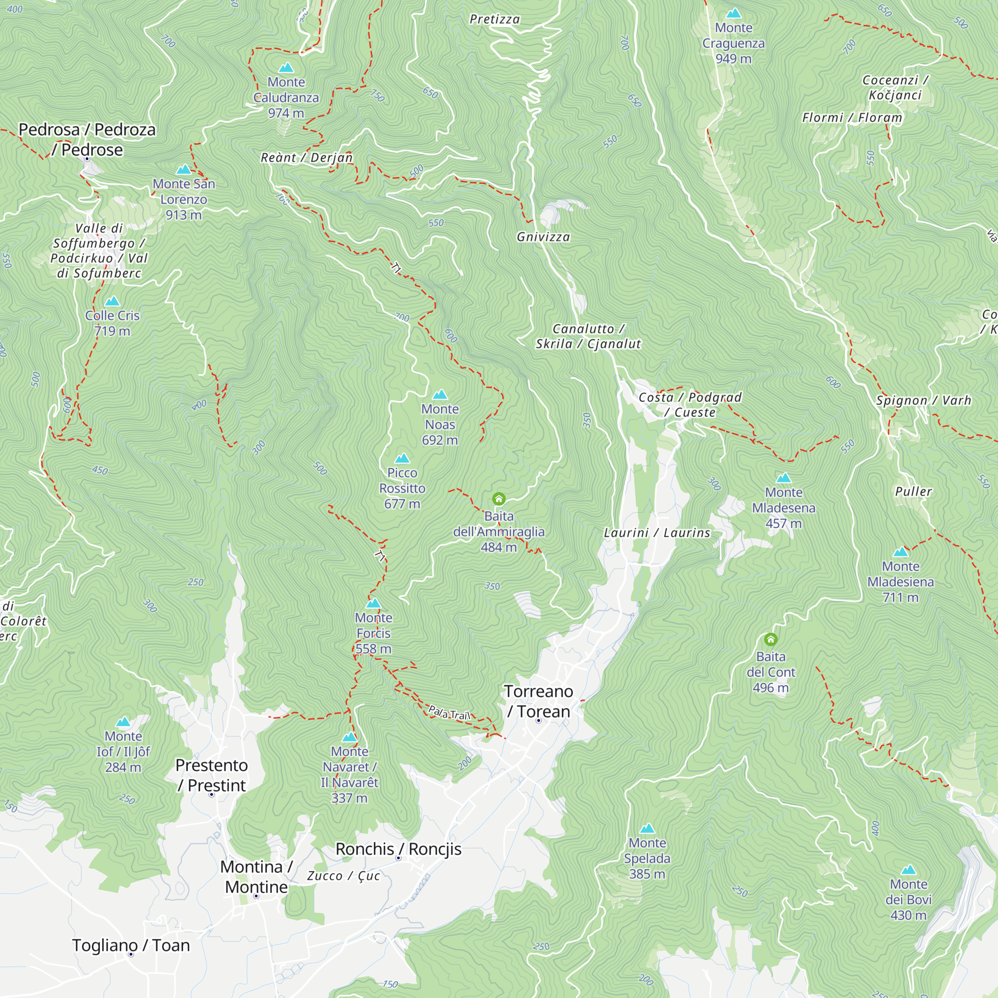 Baita dell'Ammiraglia map