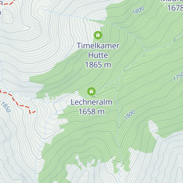 Map of Lechneralm