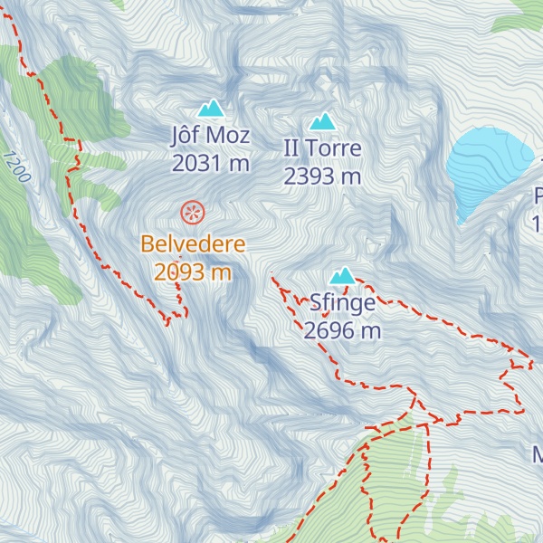 Map of Bivacco Adriano Suringar