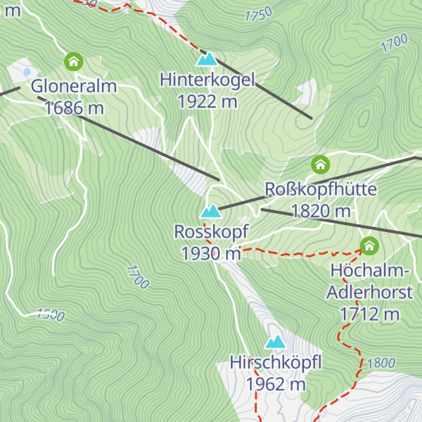 Map of Rosskopf