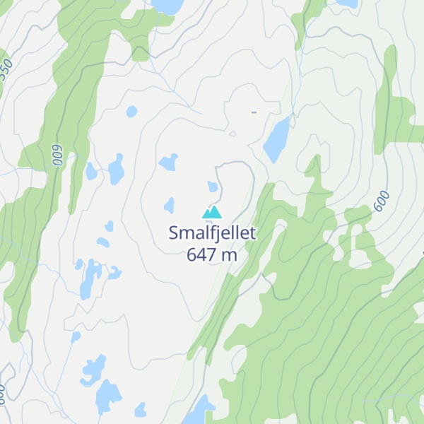 Map of Smalfjellet