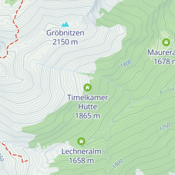 Map of Timelkamer Hütte