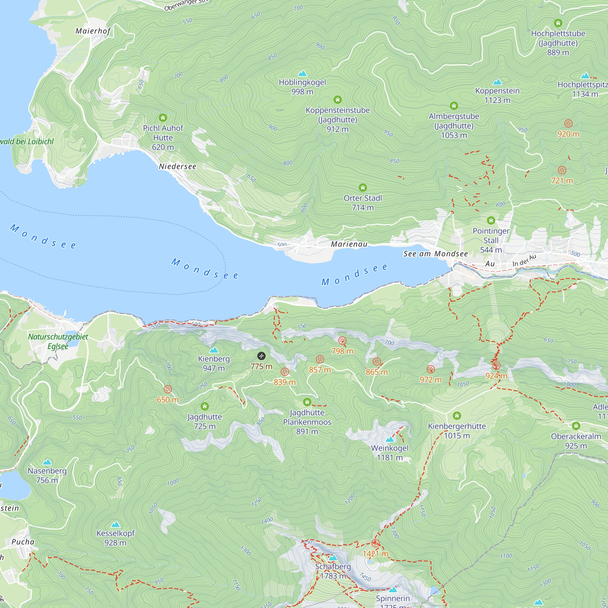 Fischzuchtbetrieb Kreuzstein des Bundesamt für Wasserwirtschaft map