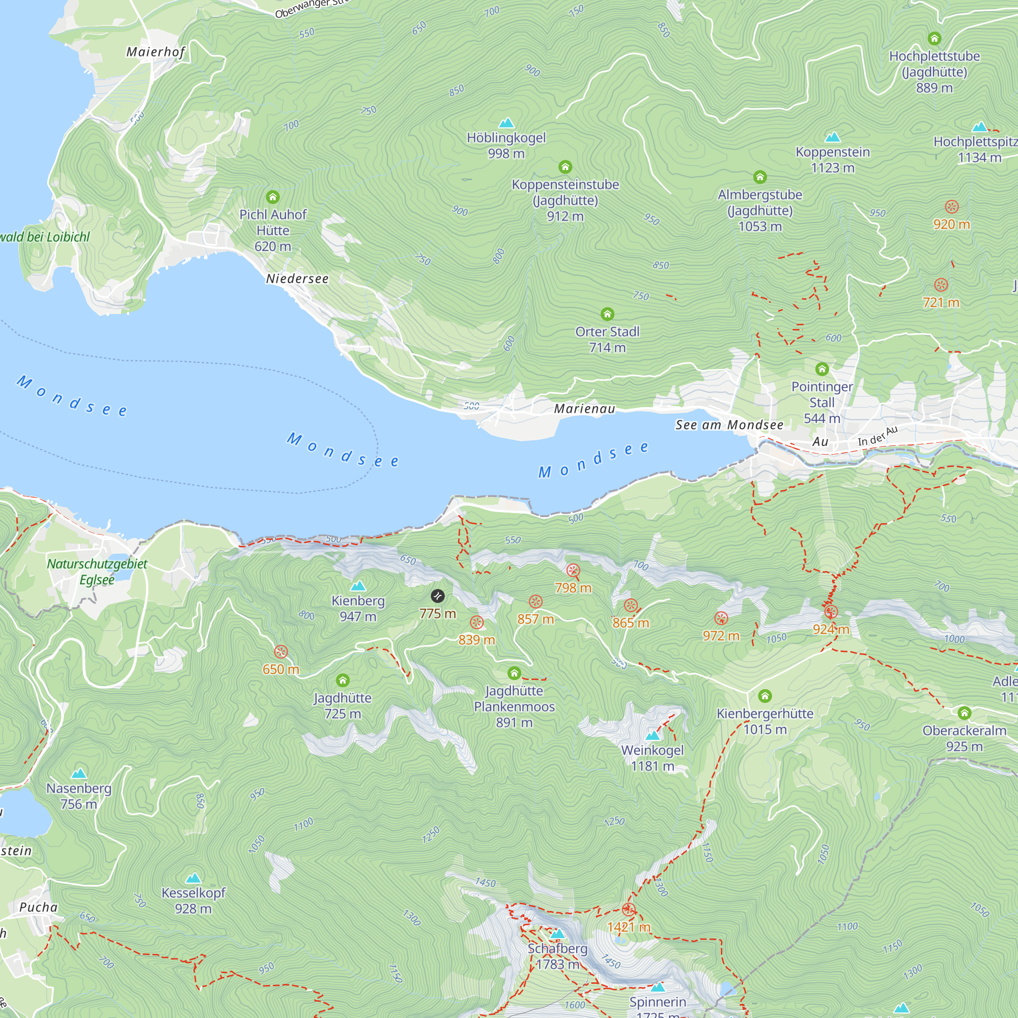 Fischzuchtbetrieb Kreuzstein des Bundesamt für Wasserwirtschaft map
