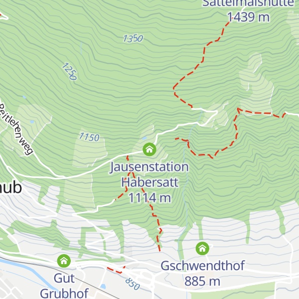 Map of Jausenstation Habersatt